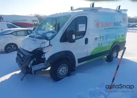 2024 Ram Promaster 1500 Low Roof 118 Wb W/Pass Seat from USA, damaged, VIN 3C6LRVNGXRE120891